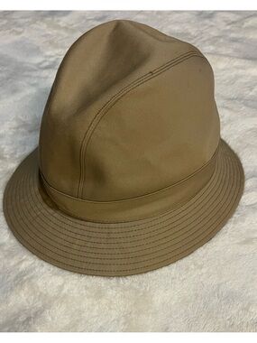 Burberry Vintage Nova Check Tan Rain Hat